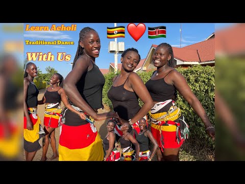 Learn the Acholi Traditional Dance with us💃🤗🇰🇪❤️🇺🇬@simpogladys123 @miss_kinga #kenya #luo