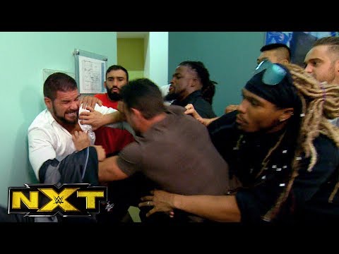 Bobby Roode and Roderick Strong get into a fight before NXT: WWE NXT, June 21, 2017