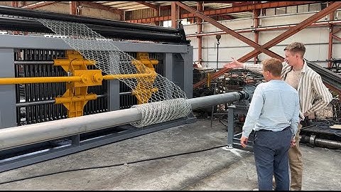 Heavy hexagonal metal gabion wire mesh machine for Russian friend#gabion #wiremesh #wire