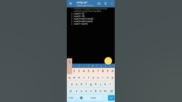 How to Swap Two Numbers in Python without using third Variable#shorts #viral #python3 #python
