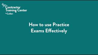 The Best Way to Use Practice Exams for Your Contractor License Test