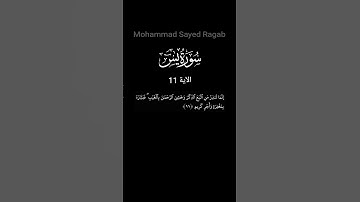سورة يس  - الآية 11