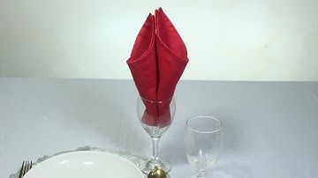 HOW? SYMPHONY NAPKIN FOLDING #design