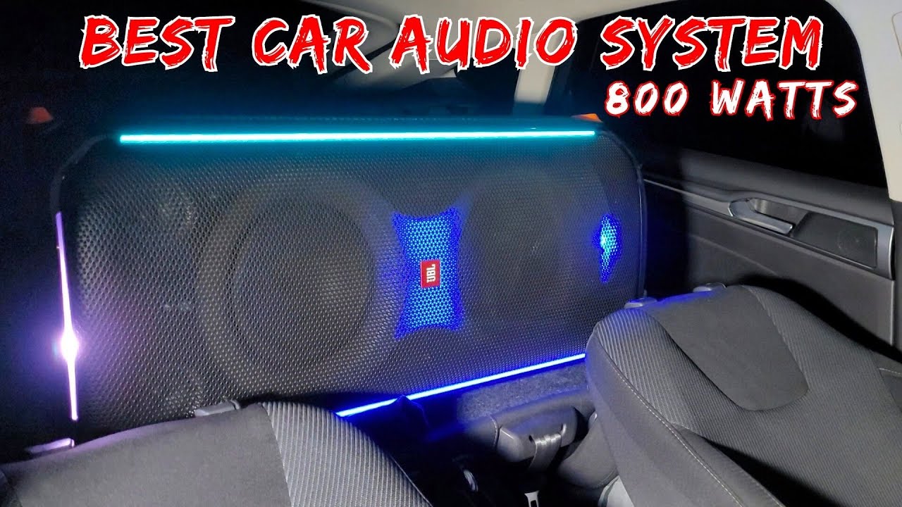 Best Car Audio System with Lights - 800 Watts - YouTube