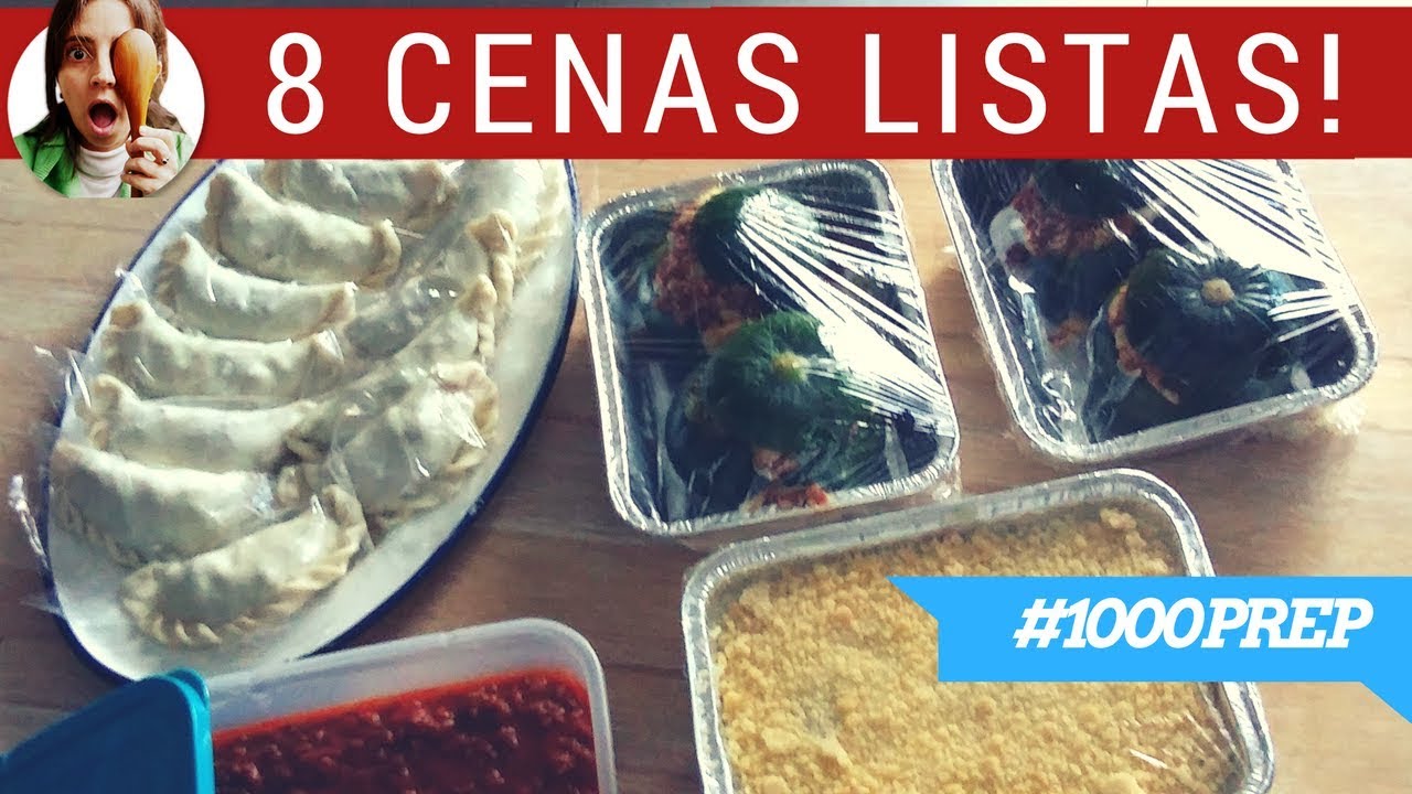 MEAL PREP CON CARNE: 8 cenas en 2 horas / #1000Prep