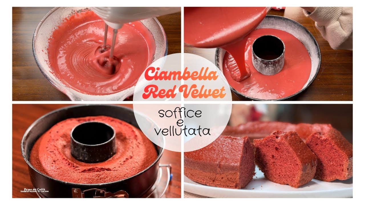 Morbida come una nuvola: CIAMBELLA RED VELVET il dolce semplice e d'effetto per San Valentino