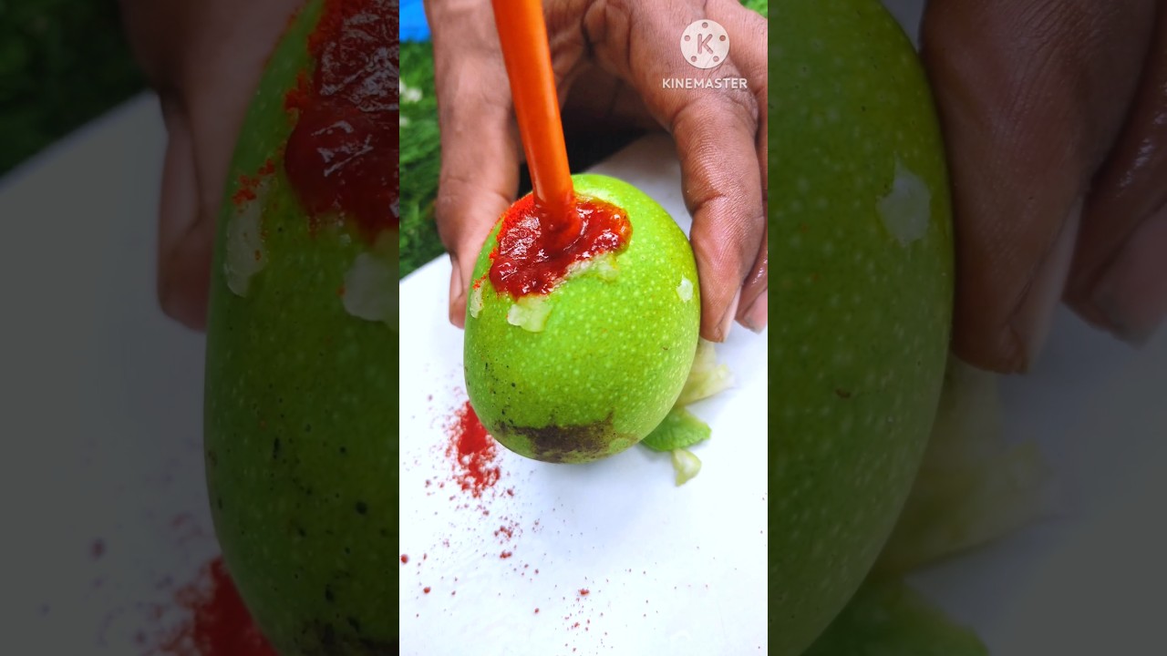 spicy raw mango 🤤 