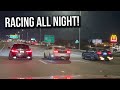 Florida street action all night long 4am racing