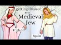 Getting dressed in the middle ages, while Jewish : 11th century medieval Jews, England vs Spain