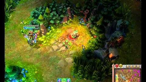 PBE Jungle. Maokai to 3 in 2:42, now with Flask