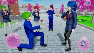 Anime School Girl Yadenre Life:Stunning sound quality of girl simulator games offline screenshot 2