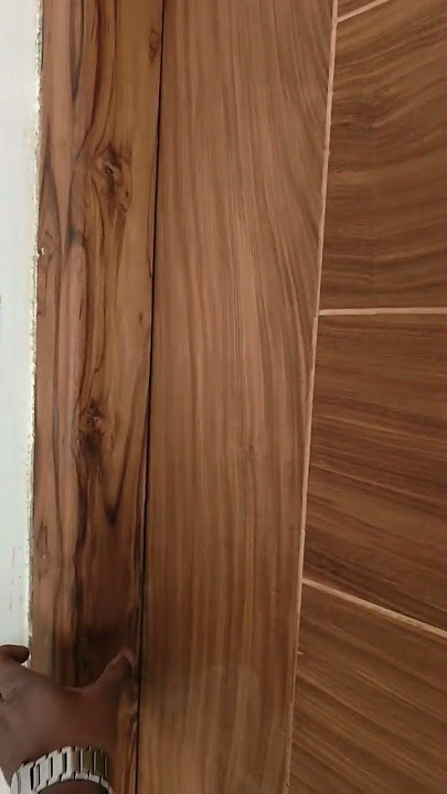 #teakwood #veneers #doors Teak wood door with veneer