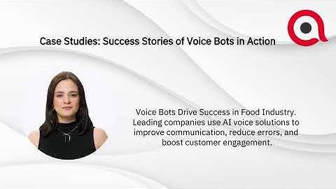Revolutionizing Logistics: Voice Bots Transforming Food Production Communication