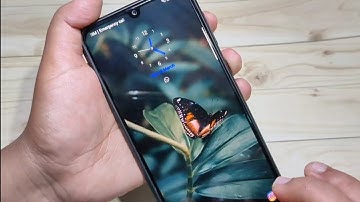 Samsung Galaxy A12 | How To Change Lock Screen Clock Style in Samsung Galaxy A12