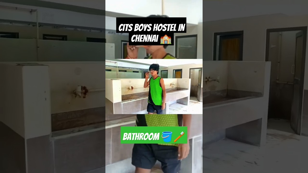 Cits Boys Hostel Bathroom 🪥🪣|| Nsti Chennai 🏫|| 