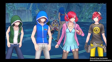DIGIMON STORY CYBER SLEUTH random Playtrough a dungeon.