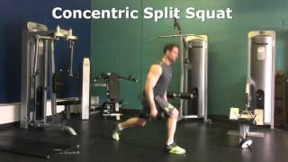 Concentric Split Squat
