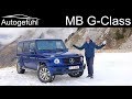 Mercedes G-Class FULL REVIEW onroad vs gravel vs snow :o) 2020 all-new G350d Wagon - Autogefühl