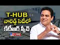 Live: Minister KTR Addresses Diplomatic Outreach Event at T-Hub 2.0 Knowledge City