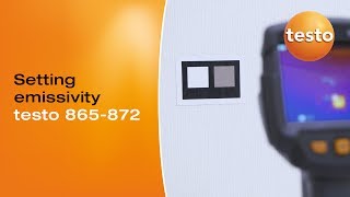 testo 865-872: Setting emissivity (11/15) | Be sure. Testo screenshot 3