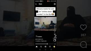 Online slave market,were Africans are been sold as slaves. LIKE AND FOLLOW FOR MORE