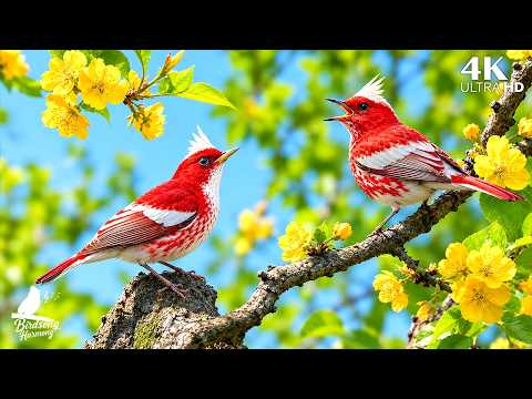 🐦 Relaxing Birdsong & Peaceful Piano | Wake Up with Colorful Morning Birds & Inner Peace
