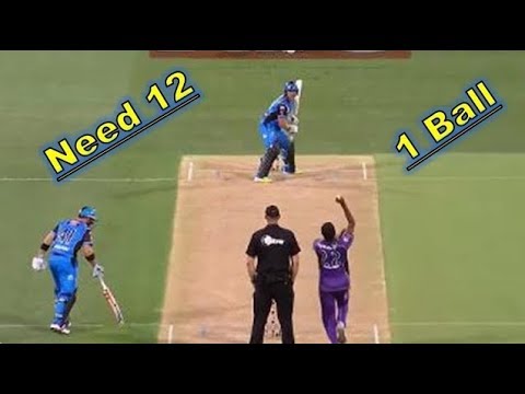 Need 12 Run Of 1 Ball | Last Ball Finisher In Cricket History Ever ...