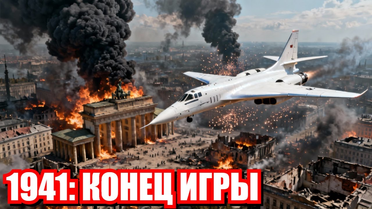 ЧТО ЕСЛИ Звено Ту-160 «Белый Лебедь» нанесет удар по Берлину в 1941 году?