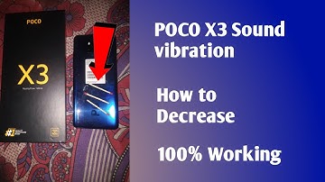 Poco X3  vibration Problem solution