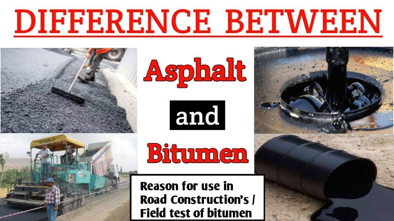 Difference between Asphalt and Bitumen(Density,Temperature,Boiling