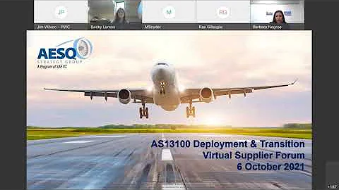 AESQ Supplier Forum Video 2021 10