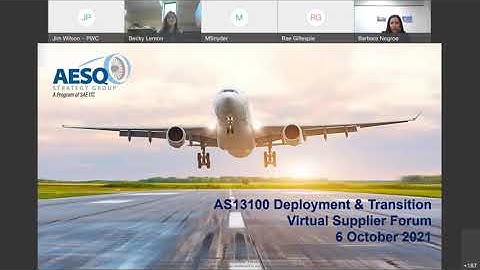 AESQ Supplier Forum Video 2021 10