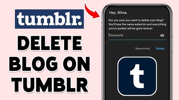 How To Delete A Blog On Tumblr 2025 | Remove Your Tumblr Blog
