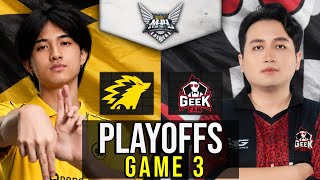 ONIC vs GEEK FAM 🔥 GAME 3 UPPER BRACKET FINAL | MPL ID S17 PLAYOFFS