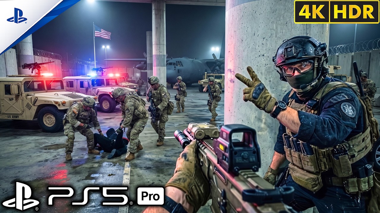(PS5) Russian Forces Attack US Military Base | Ultra Realistic Gameplay [4K60FPS] Call of Duty