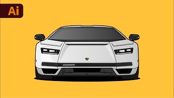 How to Create Vector Car Illustration - Adobe Illustrator TUTORIAL