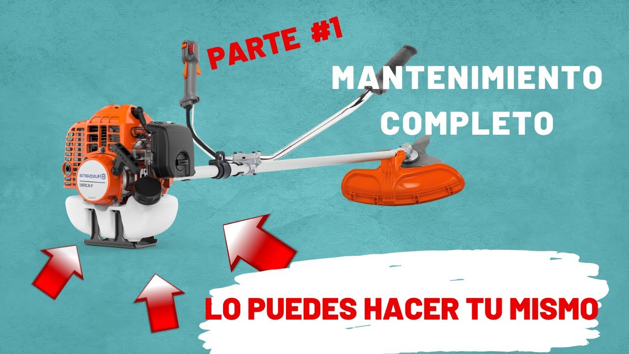 Parte 1 mantenimiento DESBROZADORA HUSQVARNA 143 R II YouTube
