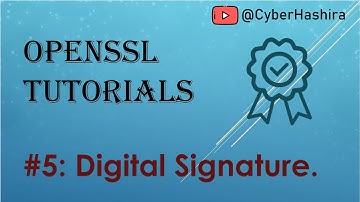 OpenSSL-zelfstudievideo 5 | Digitale handtekeningen genereren met OpenSSL