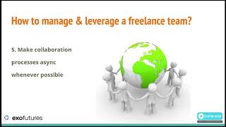 How To Manage Leverage A Freelance Team For Lean Product Development - Tip 5