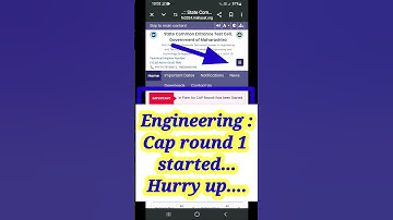 Engineering cap round option form  | how to fill option form in cap round engineering | mhtcet cap