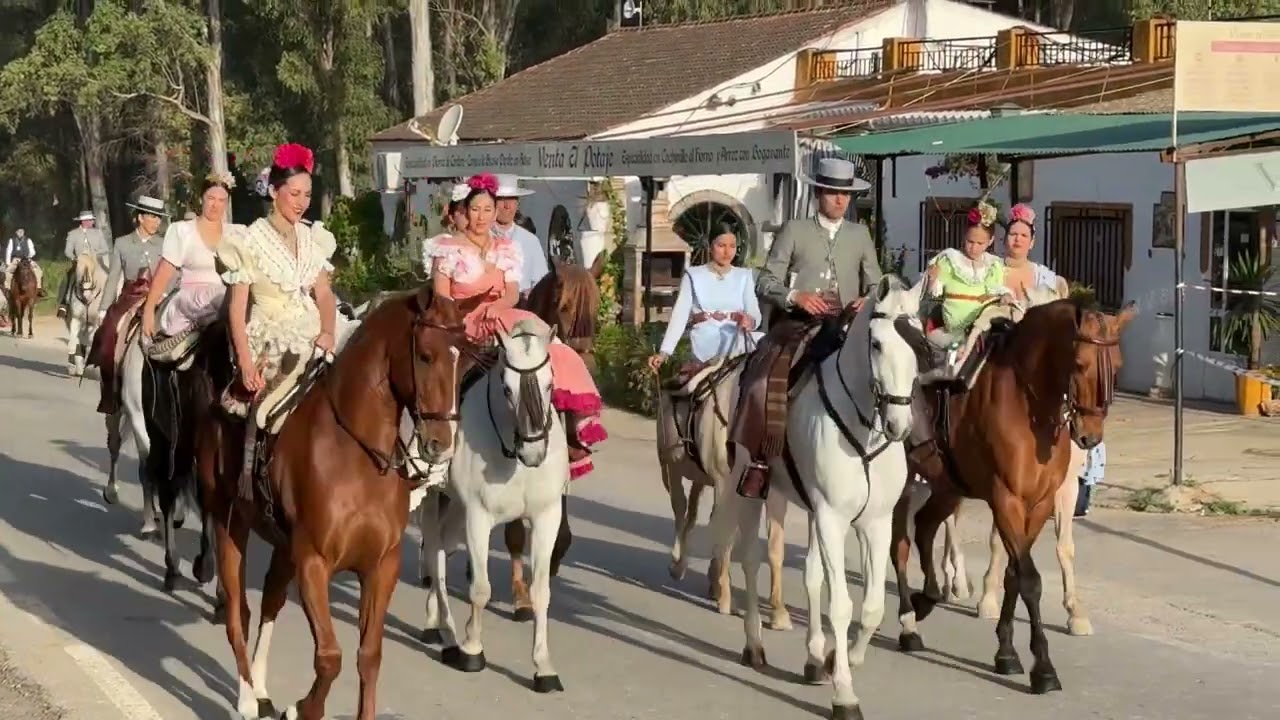 Montellano Romería a su paso por la venta de Potaje