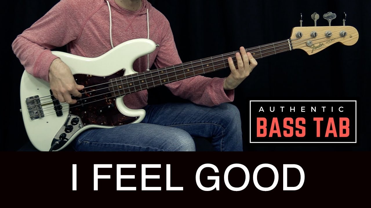 JAMES BROWN - I Got You (I Feel Good) /// Authentic Bass Cover - Bruno Tauzin