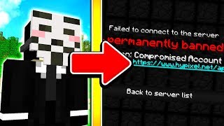 SOMEONE HACKED MY MINECRAFT !!!