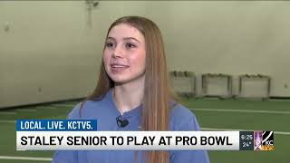 Victoria Brady is NFL bound as she represents Staley High School at Pro Bowl Games
