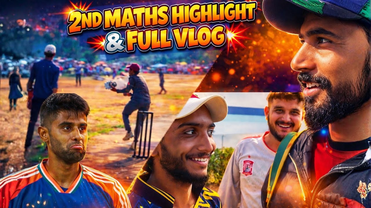 2nd Match Highlights & Full Vlog | Crazy Moments 😍 | Street Cricket