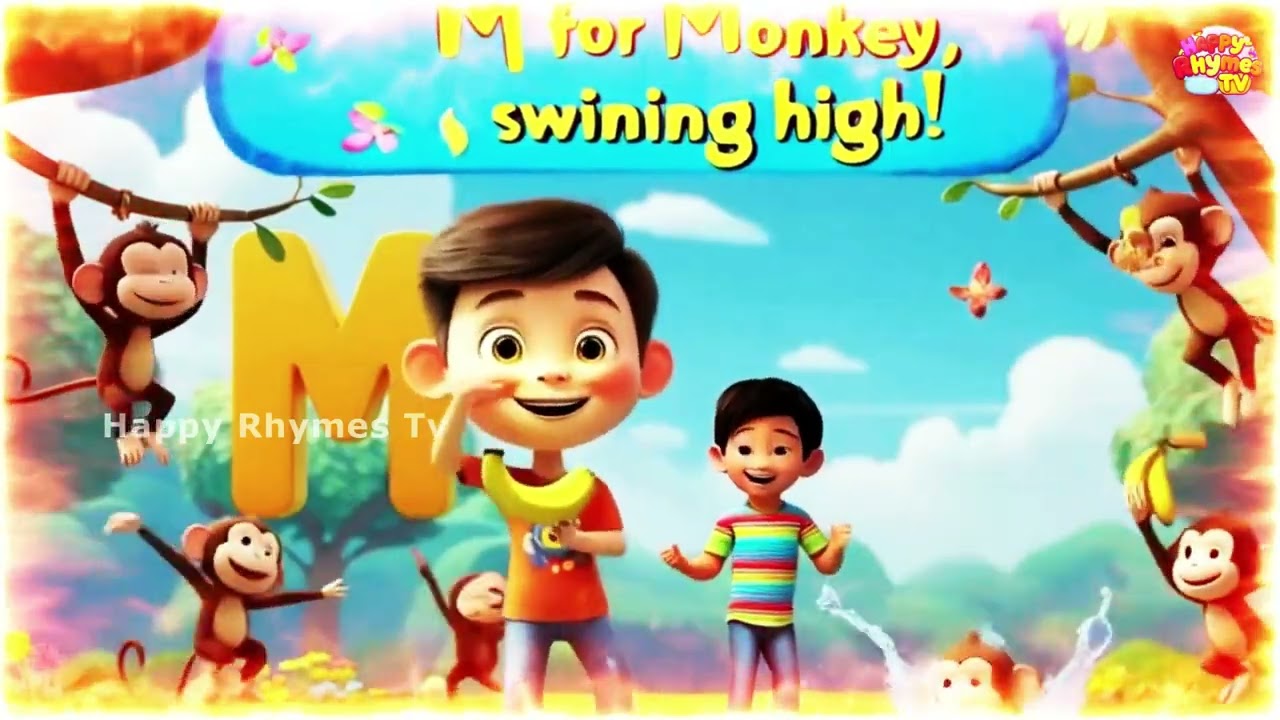 ABCD Alphabet Song | ABC Learning Video for Kids | Preschool Education | The Happy Rhymes TV