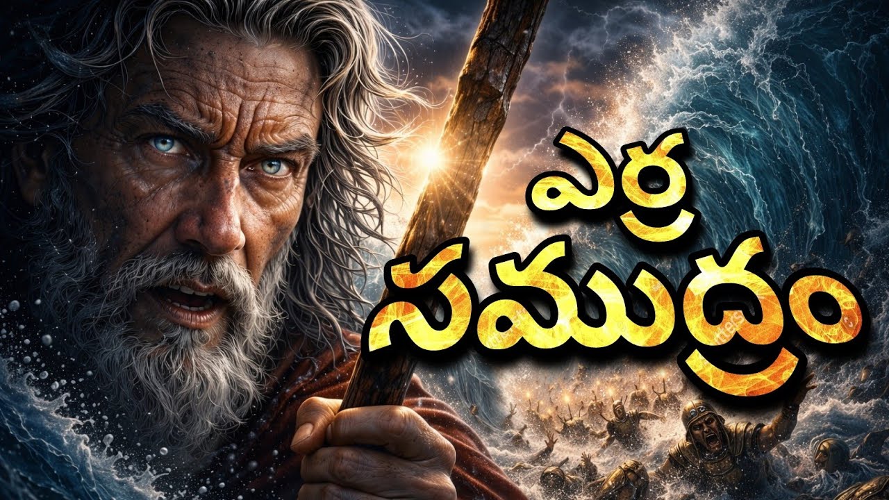 మోషే ఎర్ర సముద్రం అద్భుతం పూర్తి కథ 🌊 | Exodus Red Sea Miracle | Telugu bible animated story #bible