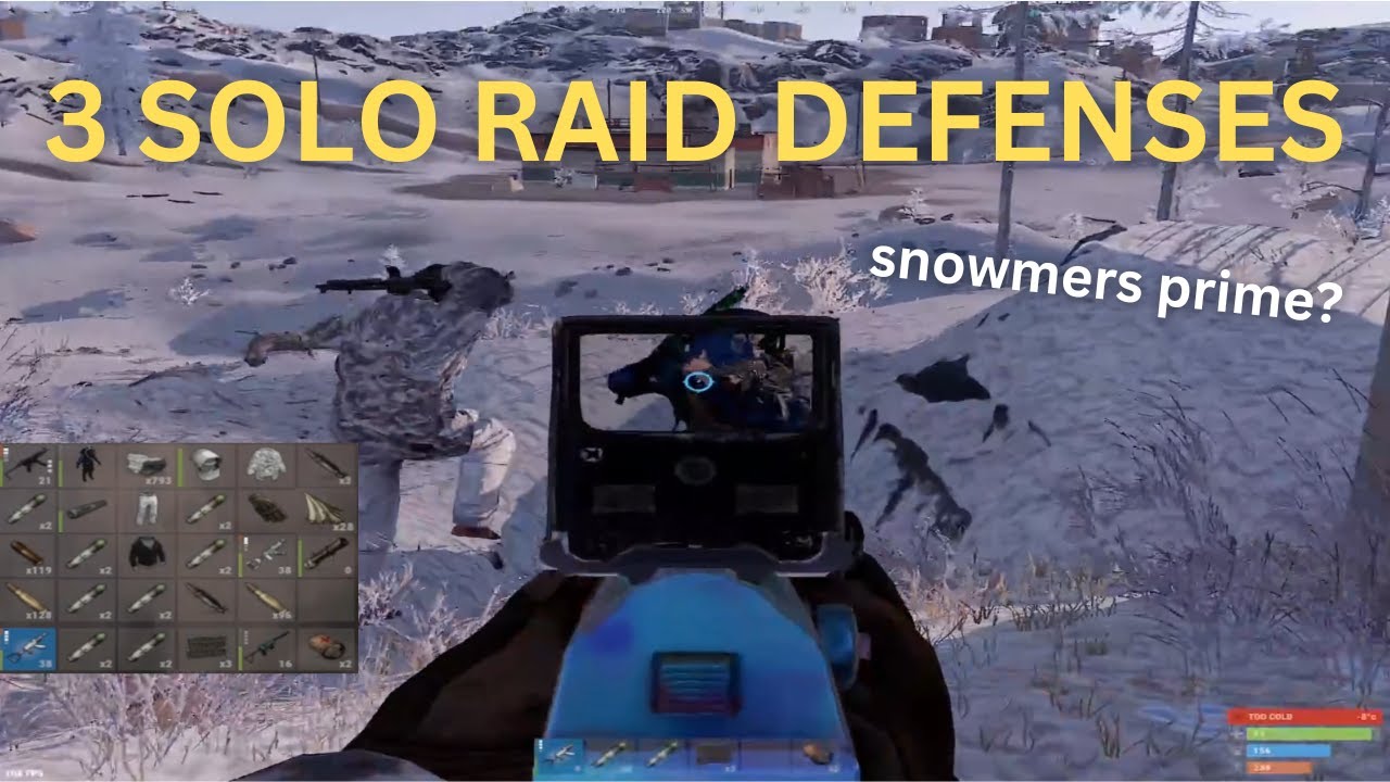 HOW I DEFENDED 3 RAIDS IN ONE DAY AS A SOLO