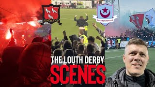 DUNDALK V DROGHEDA UTD | PYRO | LAST MINUTE WINNER | PITCH INVASION | LOI VLOG