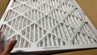 Amazon Basics 20x20x1 Air Filter 6 Pack, MERV 11 AC Furnace Filters